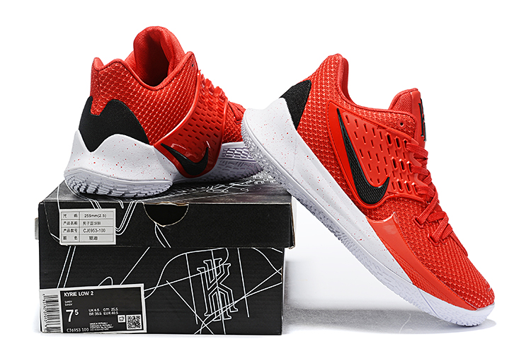 2020 Nike Kyrie Irving 2 Low Red Black White Shoes